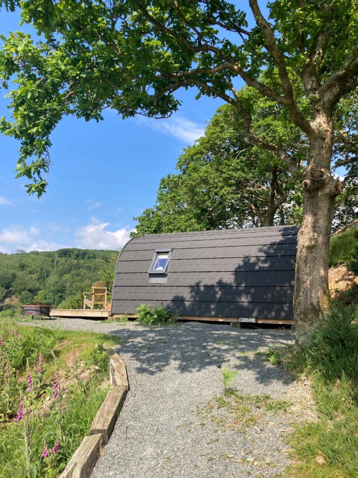 Cefn Crib Cabins Machynlleth Exterior photo